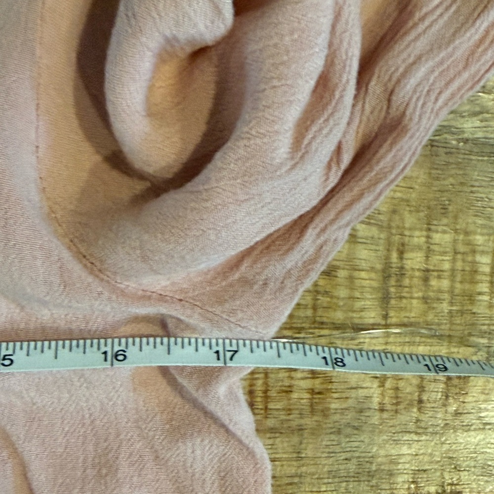 En Crème Pink Embroidered Boho Top Size Small - Picture 7 of 8